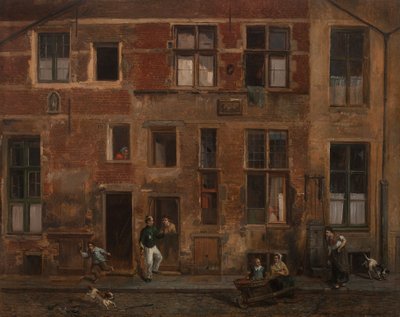 An Old Domicile by Jean Louis van Kuyck